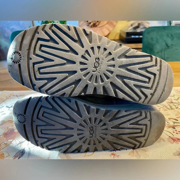 UGG Australia | Grey Leather Shearling | Shorty Boots | Women’s 7 - Picture 7 of 7